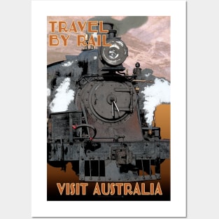 Retro Railway Travel Australia_03 Posters and Art